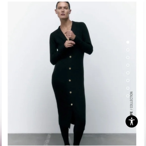 Zara Buttoned dress - Picture 5 of 11